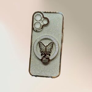 Funda brillos mariposa iPhone 16