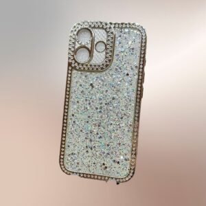 Funda brillos premium iPhone 16